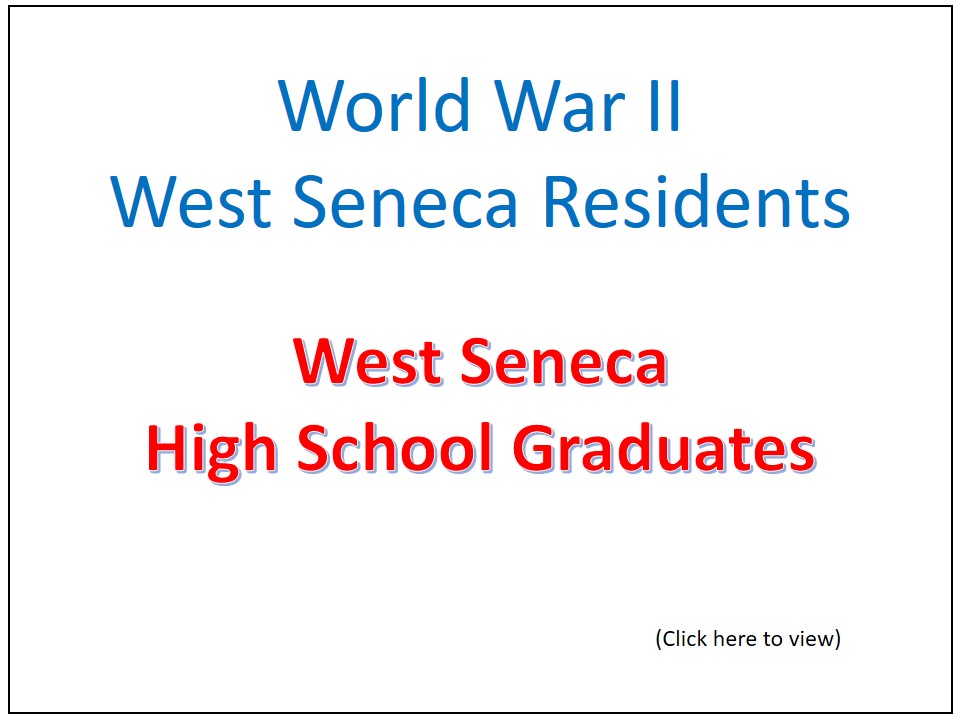 West Seneca High School Graduates
